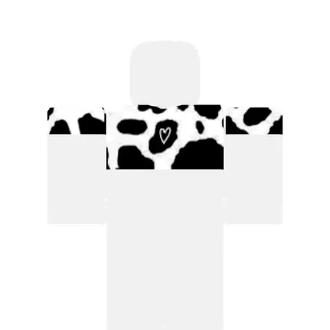 Cow Shirt Girl y2k Top