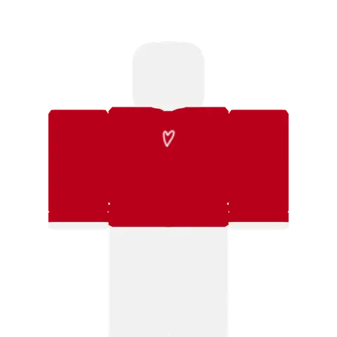 Valentines Red Shirt Boy