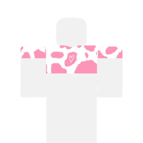 Cow Pink Shirt Girl y2k Top