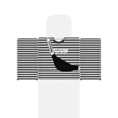 White and Color Black Shirt
