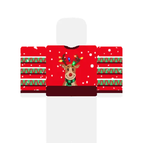 Red Rodolfo Christmas Sweater - Jean